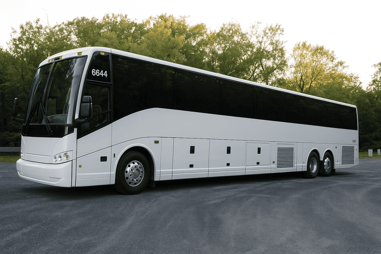 exterior of Duluth Coach Bus Service coach bus