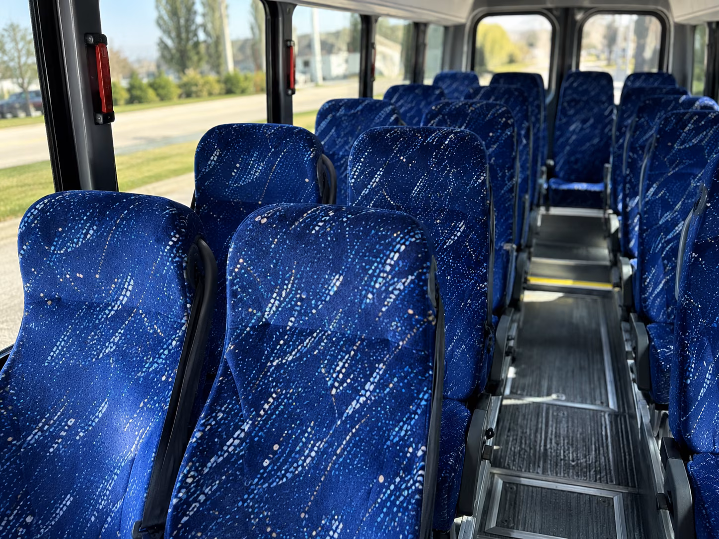 duluth 15 passenger minibus inside
