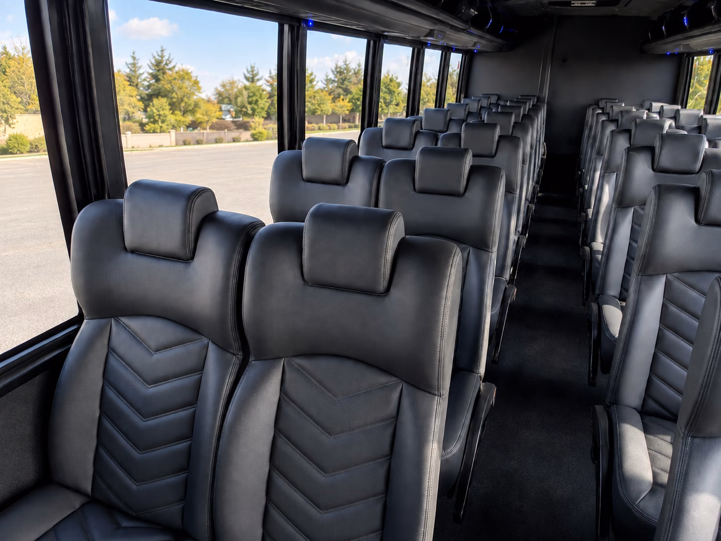 duluth 15 passenger minibus interior