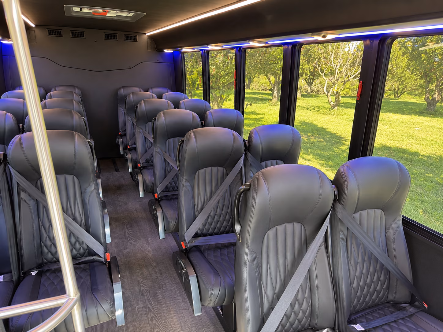 duluth 20 passenger minibus inside