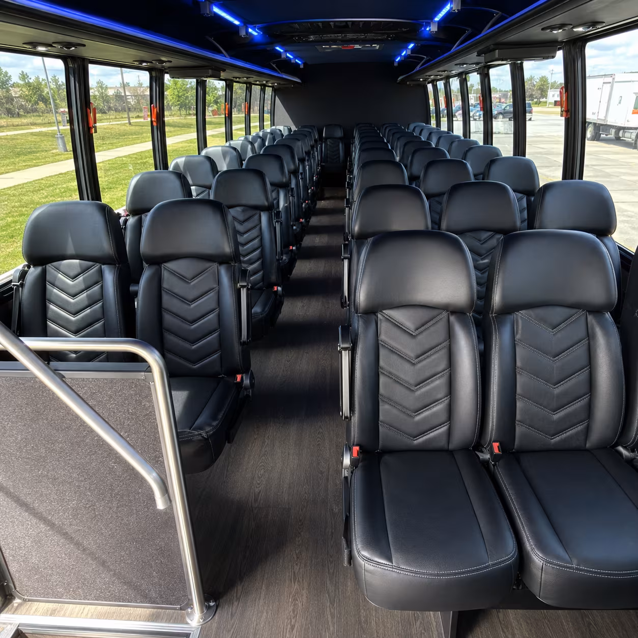 duluth 28 passenger minibus inside