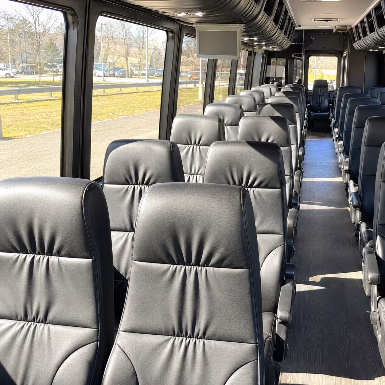 duluth 28 passenger minibus interior