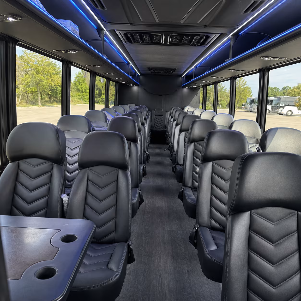 duluth 30 passenger minibus inside