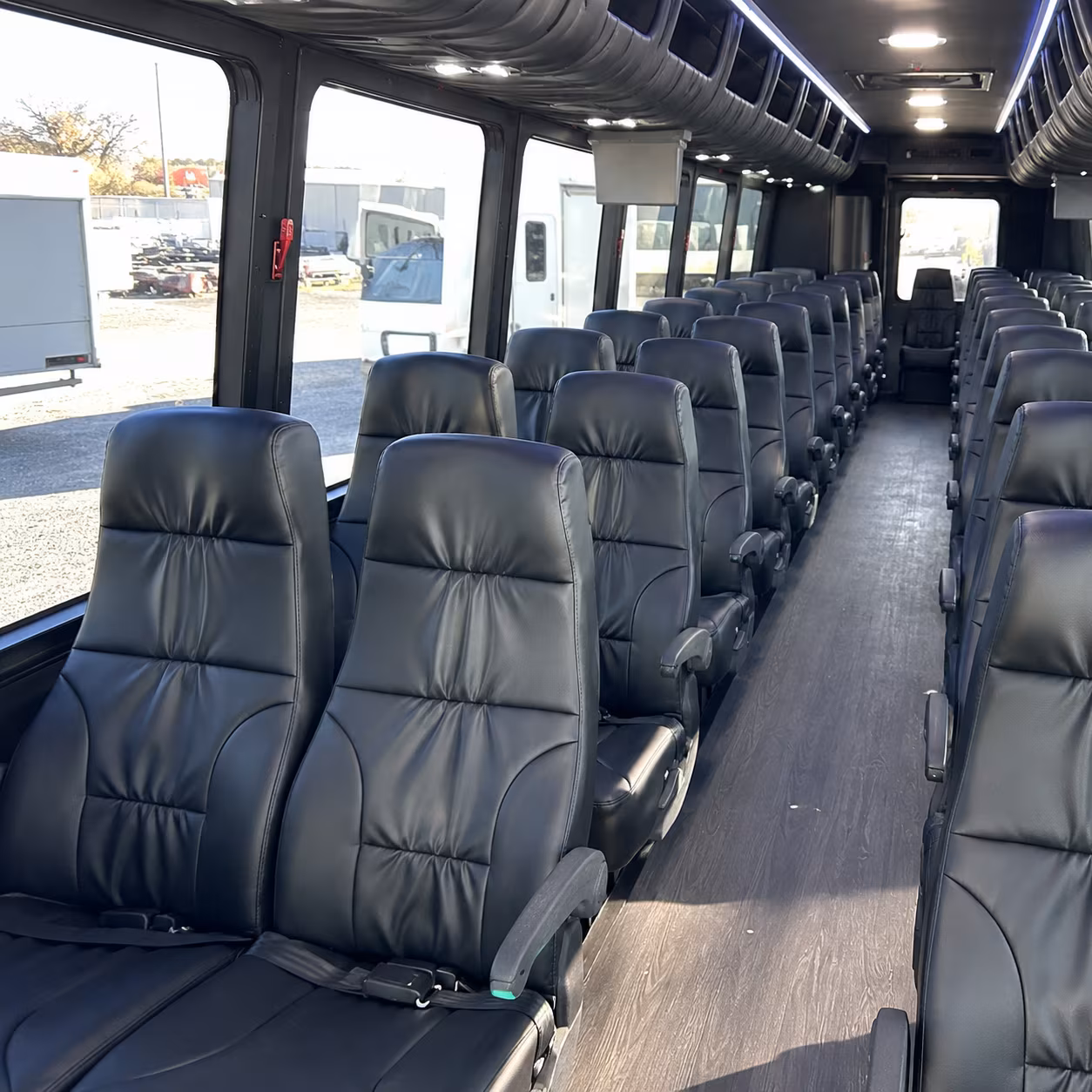 duluth 35 passenger minibus inside