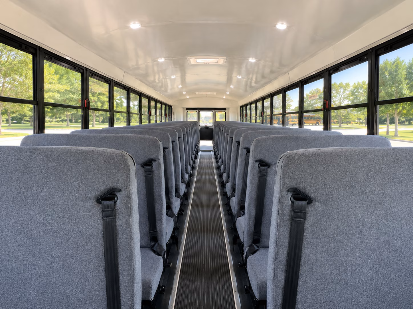 duluth school bus interior